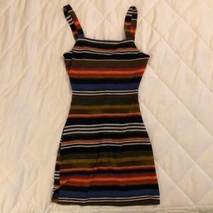 Bodycon Rainbow Mini Dress